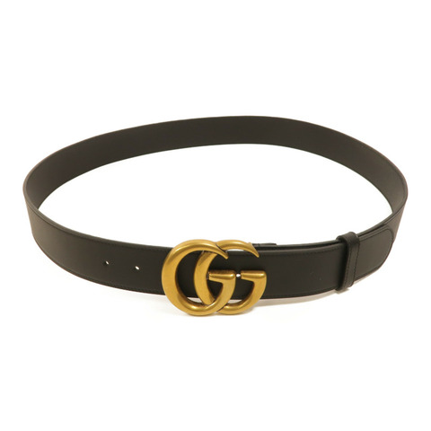 GUCCI 牛皮皮革GG Marmont Belt皮帶