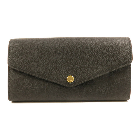 LOUIS VUITTON Monogram Empreinte Sarah Long Wallet金扣長錢包