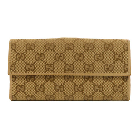 GUCCI 帆布GG Long Wallet長錢包