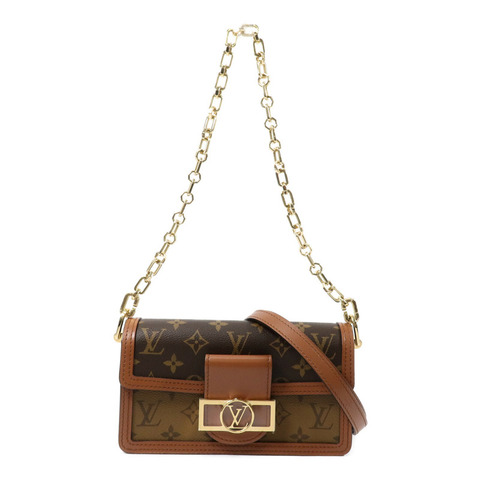 LOUIS VUITTON Monogram Reverse Dauphine East West手挽肩背兩用袋