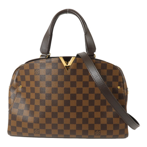 LOUIS VUITTON Damier Kensington Bowling手挽肩背兩用袋
