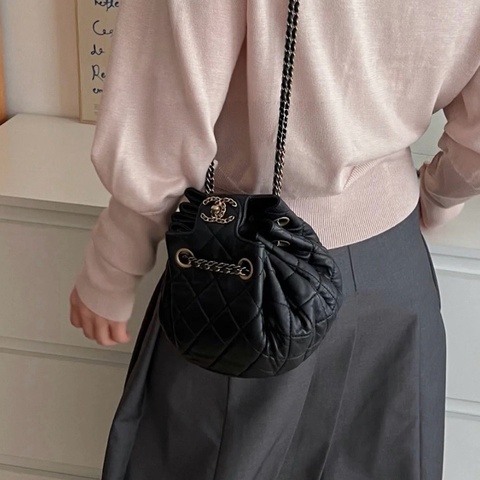 💎Chanel香奈兒｜19系列黑金燒賣包 芯片款炸彈包 福袋包｜98新