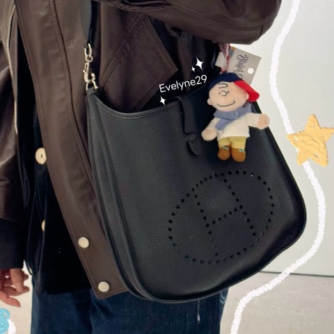🐎Hermes 愛馬仕｜evelyne29黑銀｜98新｜框N