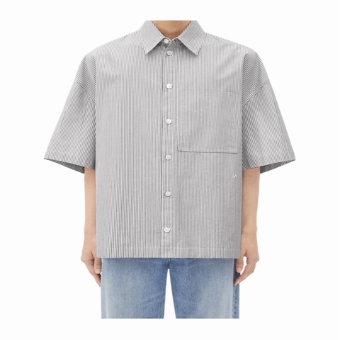 Bottega Veneta 男士 徽標刺繡襯衫IT-46 IT-48 IT-50碼