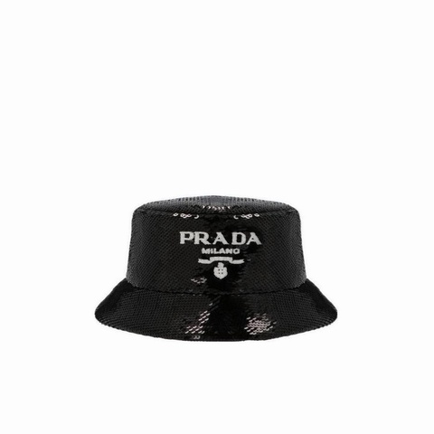 Prada 女士 logo刺繡漁夫帽S M碼