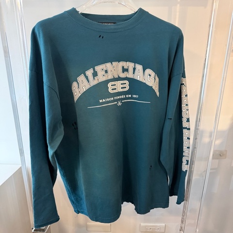 Balenciaga✨街頭經典字母長袖上衣T #1碼