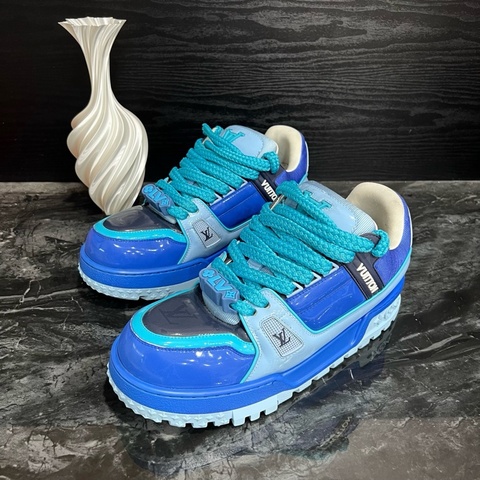 LV路易威登白藍TrainerMax休閒鞋 42.5碼 95新
