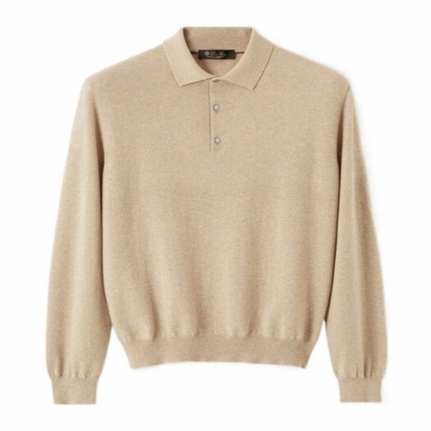 Loro Piana 男士 長袖Polo衫IT-50 IT-52 IT-54 IT-56 IT-58碼