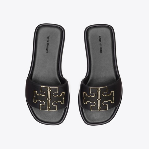 Tory Burch 女士 徽標涼拖US-4.5 US-5 US-5.5 US-6 US-6.5 US-7 US-7.5 US-8 US-8.5 US-9 US-9.5 US-10 USW6 USW6.5 USW7 USW7.5碼