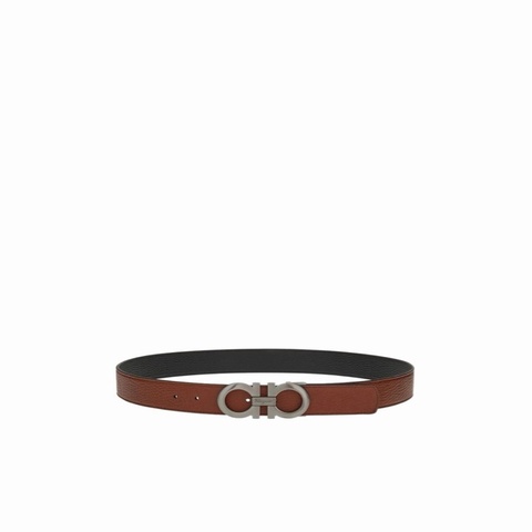 Salvatore Ferragamo 男士 雙面可調節 GANCINI皮帶85 90 95 100 105 110 115碼3.5cm