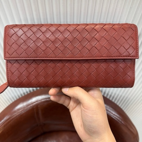 Bottega Veneta BV 葆蝶家 經典款長款開合拉鍊錢包