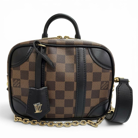 路易威登 N50063 Damier Valisette Souple BB 帆布單肩包，棕色，法國製造，女士款，附防塵袋