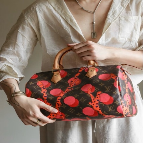 LV Speedy 30 草間彌生珊瑚🪸聯名款