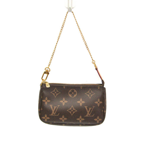 路易威登 Monogram Mini Pochette Accessoires M58009 女士手提包 棕色