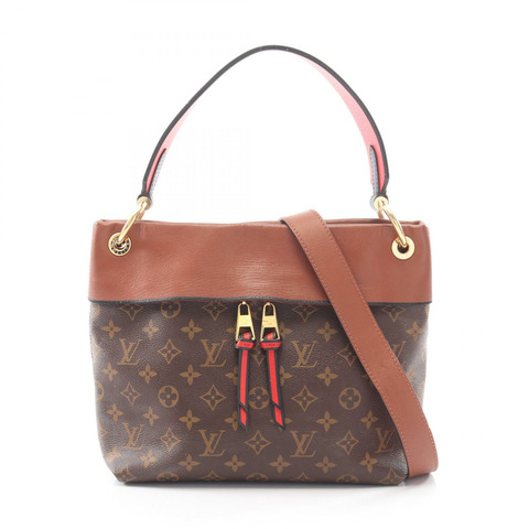 路易威登 Tuileries Besace 單肩背包 M43157 Monogram 帆布皮革棕色
