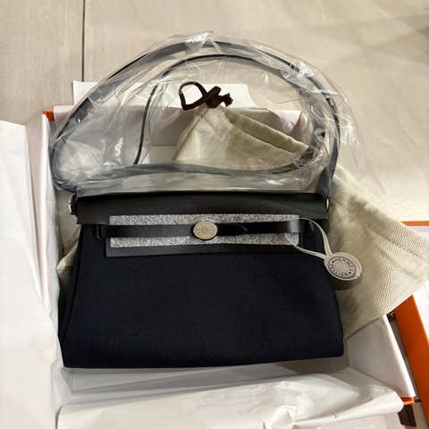 herbag20 黑色 銀釦 全新商品 mini herbag