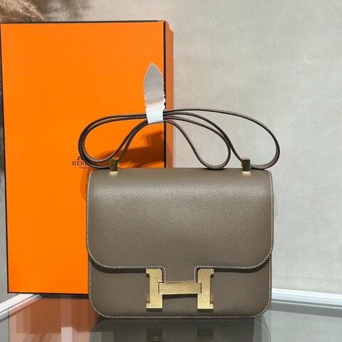 HERMES Constance 24 - Etoupe 18 大象灰金 Z