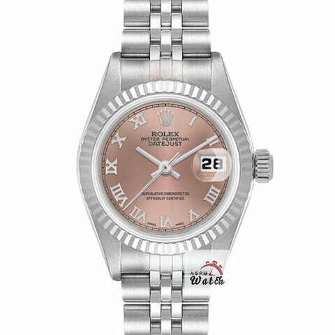 【大眾名錶】ROLEX 勞力士 79174 Datejust 蠔式女錶 太陽圈 粉色面盤 羅馬時標 大眾名錶B1380