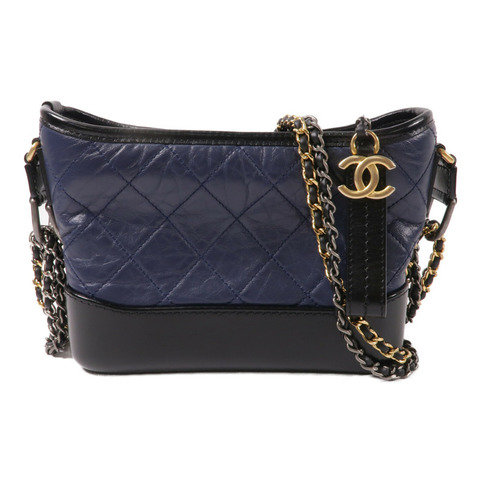 CHANEL 牛皮皮革Gabrielle Small鏈帶肩背袋