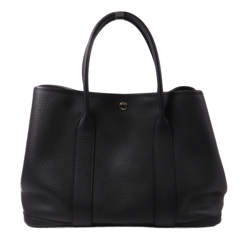 HERMES Negonda皮革Garden Party PM手挽袋Noir