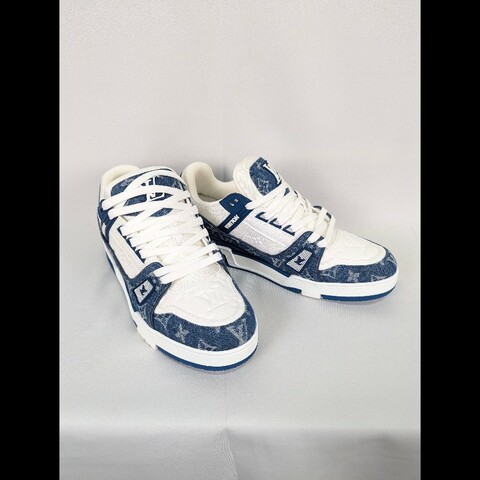 莉亞精品♡LV Trainer 藍牛仔 尺碼8 近新閒置