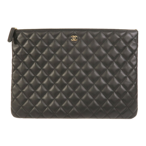 CHANEL 羊皮皮革Classic Zipped Pouch手拿包