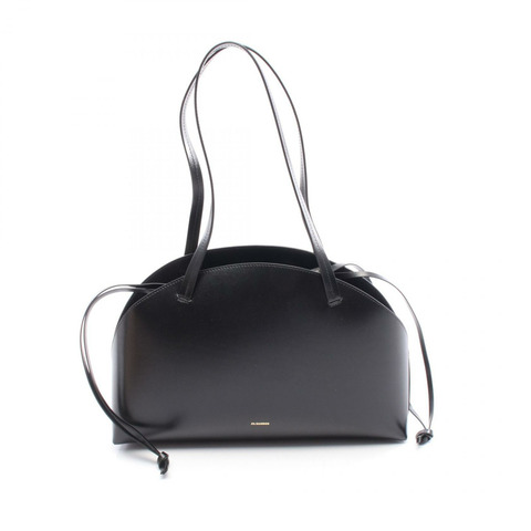 JIL SANDER Curve 手提單肩包 J07ZH0054P7100001 皮革 黑色 全新 女士