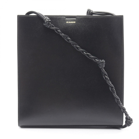 JIL SANDER TANGLE 中型單肩包 J07WG0023P4841001 黑色真皮 全新 女士