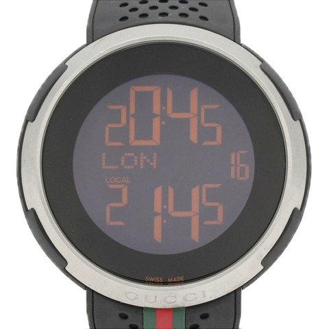 Gucci I 114.1 YA114103 SSxRubber 石英錶