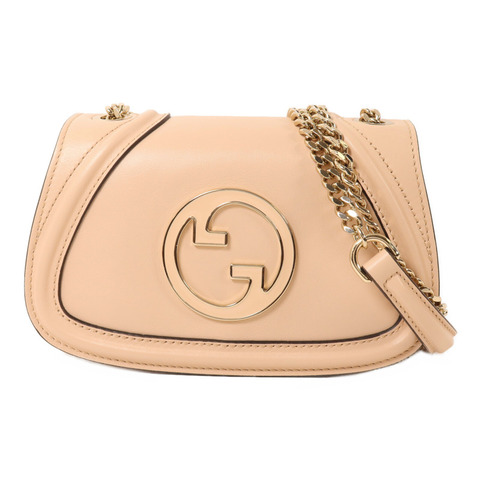 GUCCI 牛皮皮革Blondie鏈帶肩背袋