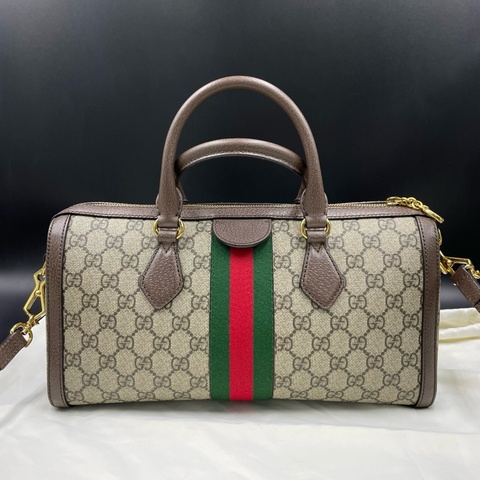 古馳/Gucci老花ophidia波士頓手提斜挎包 32*16
