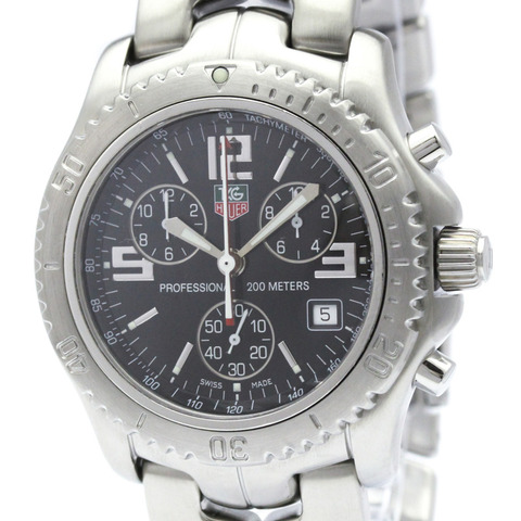 TAG HEUER 豪雅 Link Chronograph Jason Bourne 精鋼腕錶 CT1111 拋光