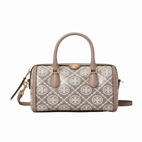Tory Burch 女士 T 字母圖案塗層提花單肩包均碼碼18.5cm*11.5cm*12cm