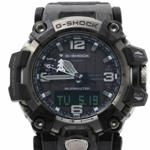 卡西歐 G-SHOCK Master of G-Land Mudmaster GWG-2000-1A1JF 黑色不鏽鋼樹脂男士手錶