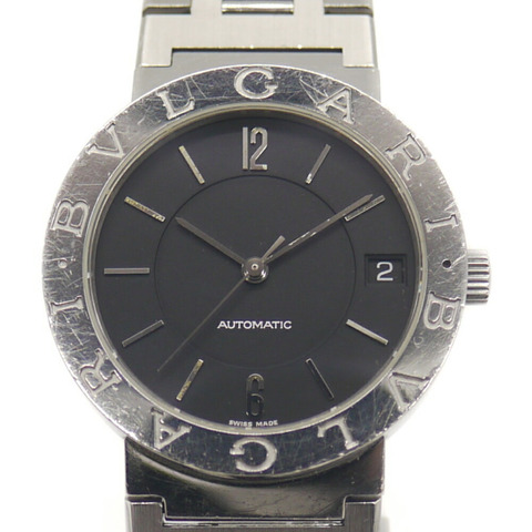 寶格麗 Bulgari Date Automatic Watch BB33SS 黑色錶盤