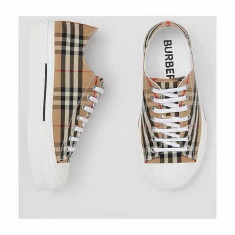 Burberry 男士 Vintage 格紋棉質運動鞋39 39.5 40 40.5 41 41.5 42 42.5 43 43.5 44 44.5 45 45.5 46 46.5 47 IB-44碼