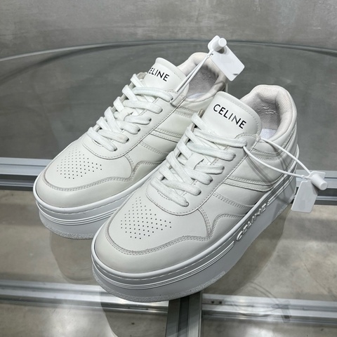 Celine/賽琳 厚底休閒板鞋 白色 尺碼/34碼
