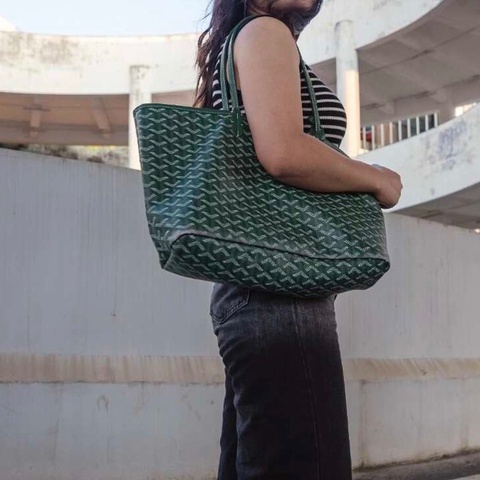 Goyard 戈雅   綠色 大號購物袋