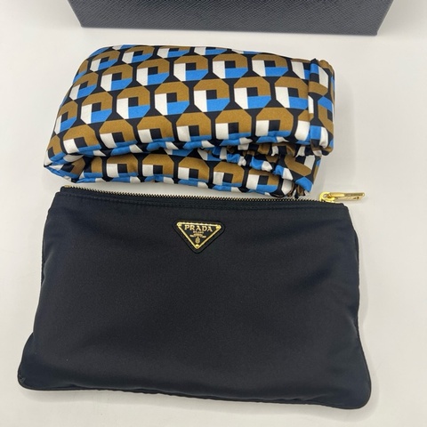 PRADA 男女同款真絲眼罩禮盒🎁手拿包