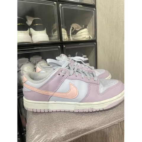 Nike女鞋彩蛋馬卡龍色Nike Dunk Low "Atmosphere Pink" 粉紫復活節 23.5cm