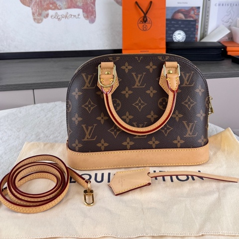 lv路易威登+alma+bb+貝殼包芯片款