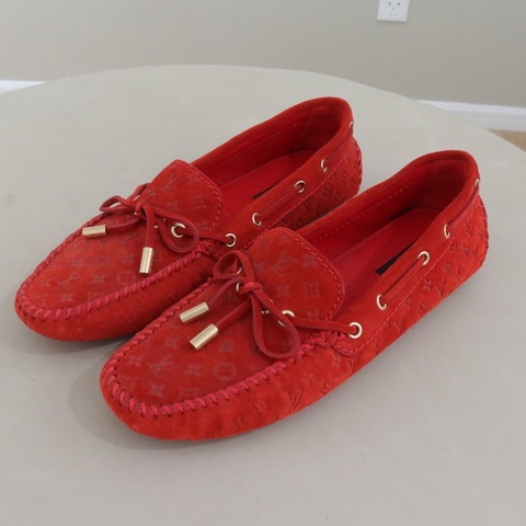 LV Mocassins 女鞋豆豆鞋，38碼