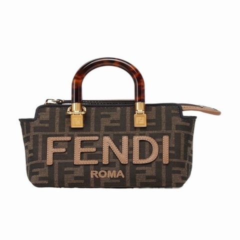 Fendi 女士 By The Way 徽標小號手提包均碼碼小號、20.5cm*9cm*12cm