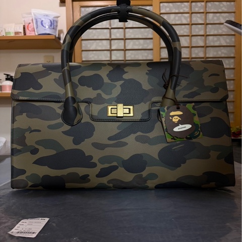 BAPE 26款綠迷彩日本帶回全新