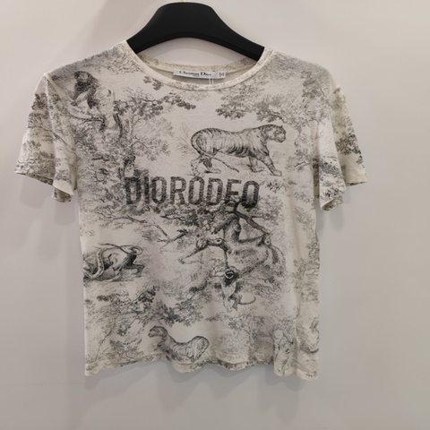 Dior toile de jouy 印花T恤