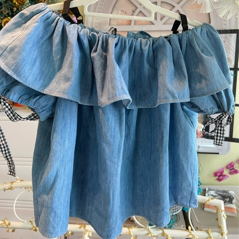 miumiu一字领上衣40码