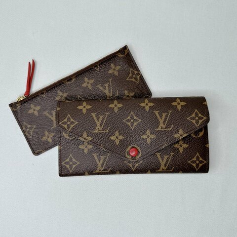 LV Josephine老花三折信封長夾