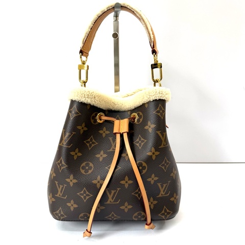 LOUIS VUITTON 路易威登 老花毛毛NEONOE BB 手提斜背2way包 M46319 RFID