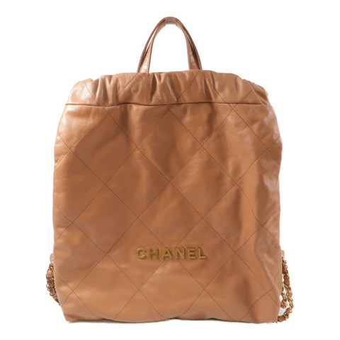 CHANEL 羊皮皮革Chanel 22 Backpack背包