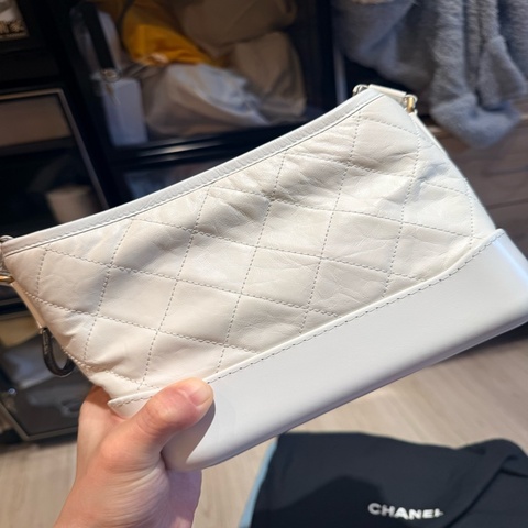 Chanel 流浪包（小號白色）